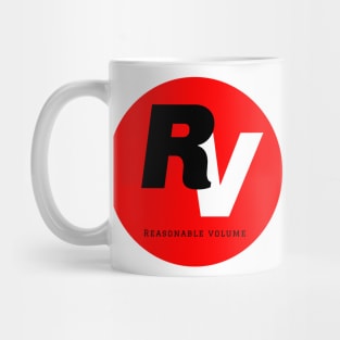 reasonable volume retro logo Mug